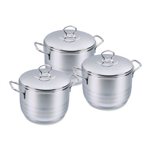 Korkmaz Astra MEGA Plus 6 PCS Cookware Set  (18/10 Cr-Ni) 