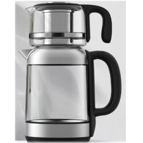 ORCA - Glass Tea Maker Kettle, 1.7 Lt. With 1 Pot, 2200 W