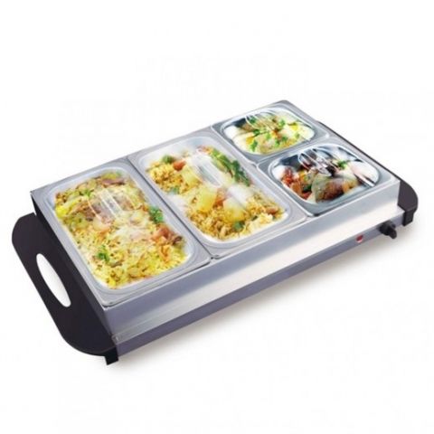 ORCA - Table Top Food Warmer Buffet 4 Tray, 500 W