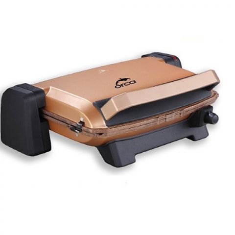 ORCA - Contact Non Stick Grill - 1800W - Brown