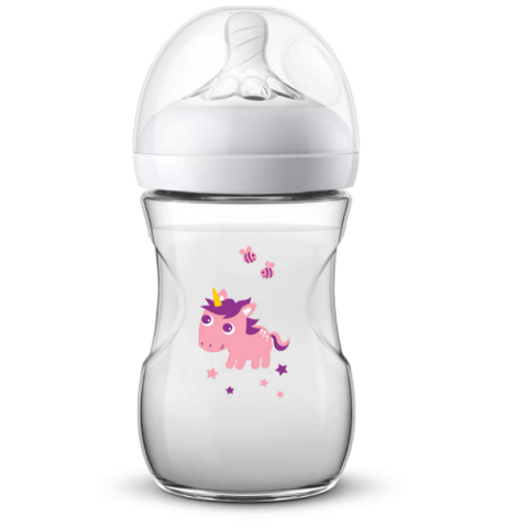 Philips Avent Natural 2.0 Bottle UNICORN 260ml X1