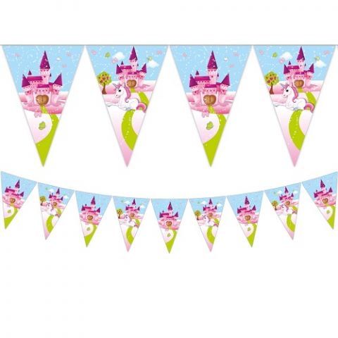PROCOS UNICORN Triangle Flag Banner (9 Flags)