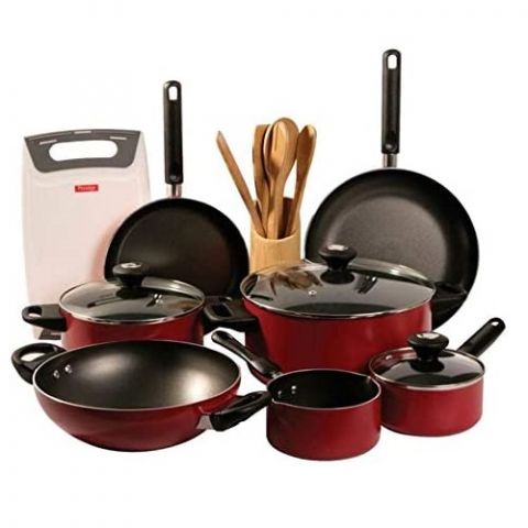 PRESTIGE - Classique Cookware Pot Set 16 PCS With Glass Lid