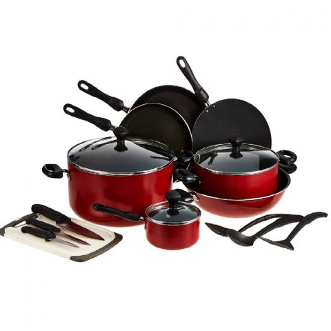 PRESTIGE - Non-Stick Value Pack Cookware Set 17 PCS With Glass Lid