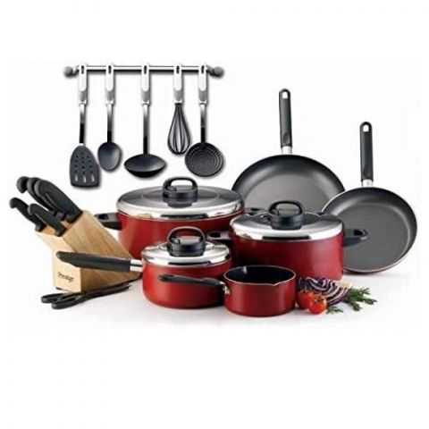 PRESTIGE - Classique Cookware Set 22 PCS With Stainless Steel Lid