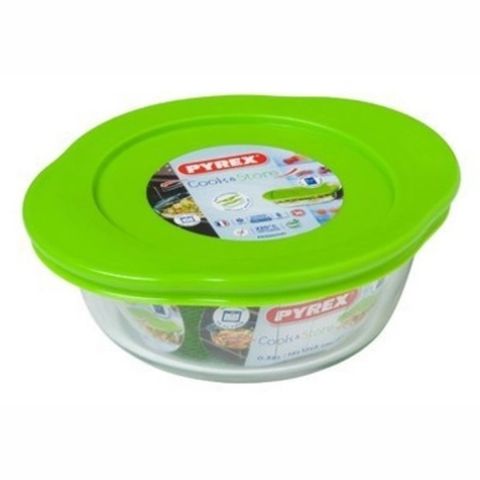 Pyrex Round Dish With Green Lid