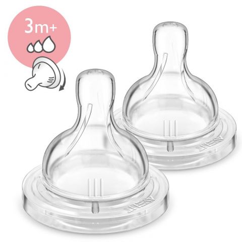 Philips Avent Natural 2.0 Teats Variable – 2 Pcs