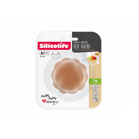 Silicolife Shamrok Shape Muffin Mold 6 Pcs