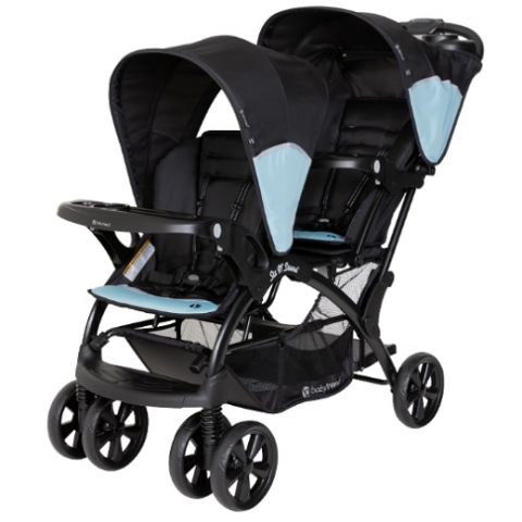 BABY TREND -  Sit N' Stand® Double Stroller - Desert Blue