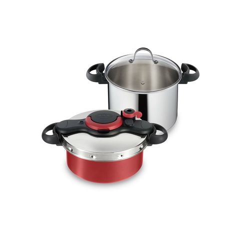 TEFAL Clipso Minut, 4 PCS Set (Easy 7.5L + Duo 5L)